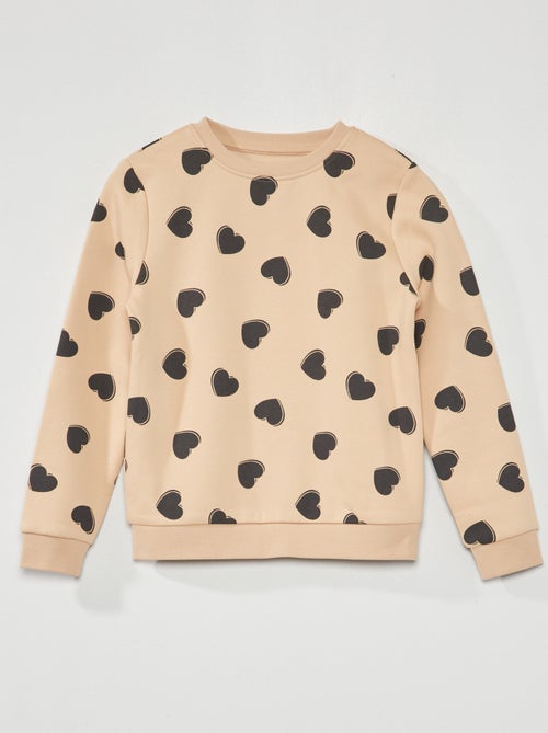 Sweatshirt em moletão - Kiabi