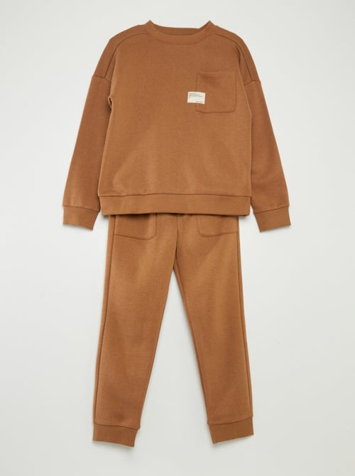 Sweatshirt em moletão - Kiabi