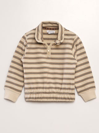 Sweatshirt em moletão