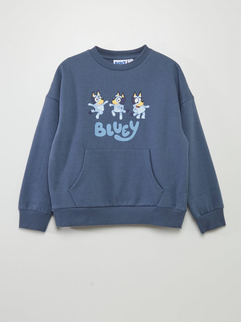 Sweatshirt em moletão 'Bluey' AZUL - Kiabi