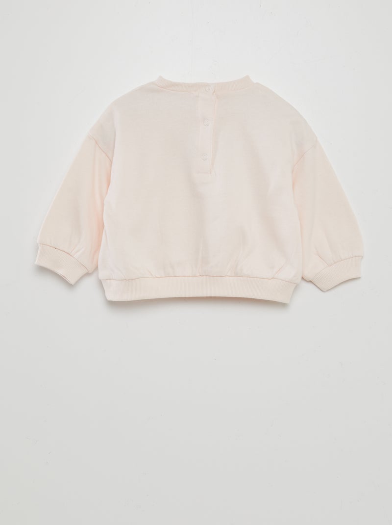 Sweatshirt em moletão 'Bluey' Rosa - Kiabi