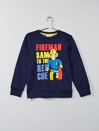 Sweatshirt em moletão 'Bombeiro Sam' - Kiabi