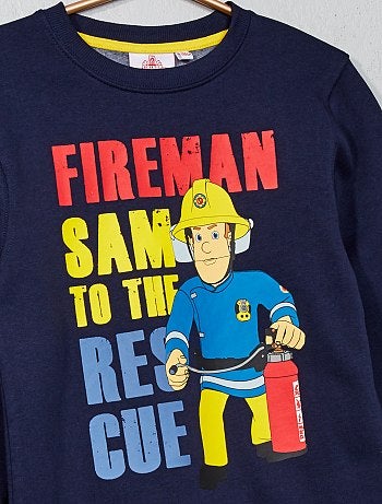 Sweatshirt em moletão 'Bombeiro Sam' - Kiabi