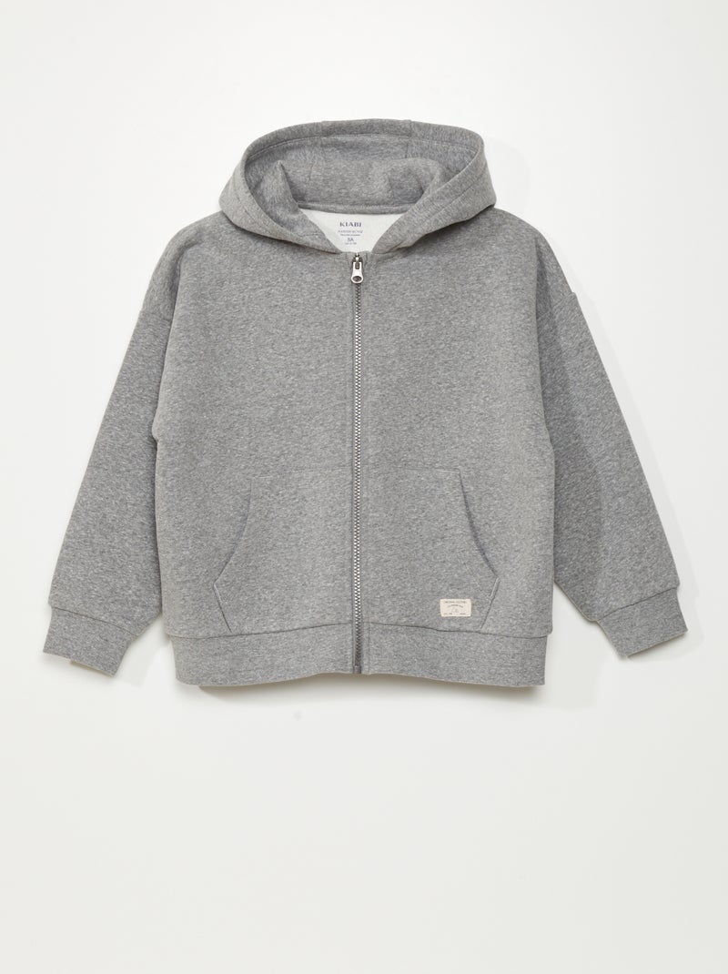 Sweatshirt em moletão BRANCO - Kiabi