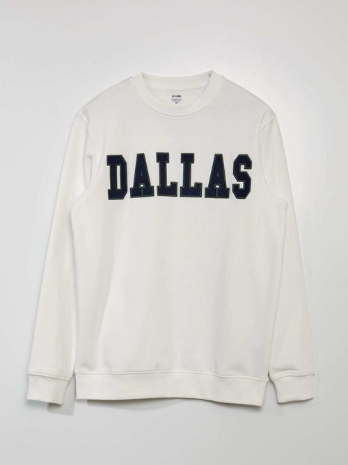 Sweatshirt em moletão - Kiabi