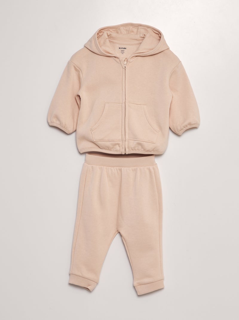 Sweatshirt em moletão cardado (suave e quente) BEGE - Kiabi