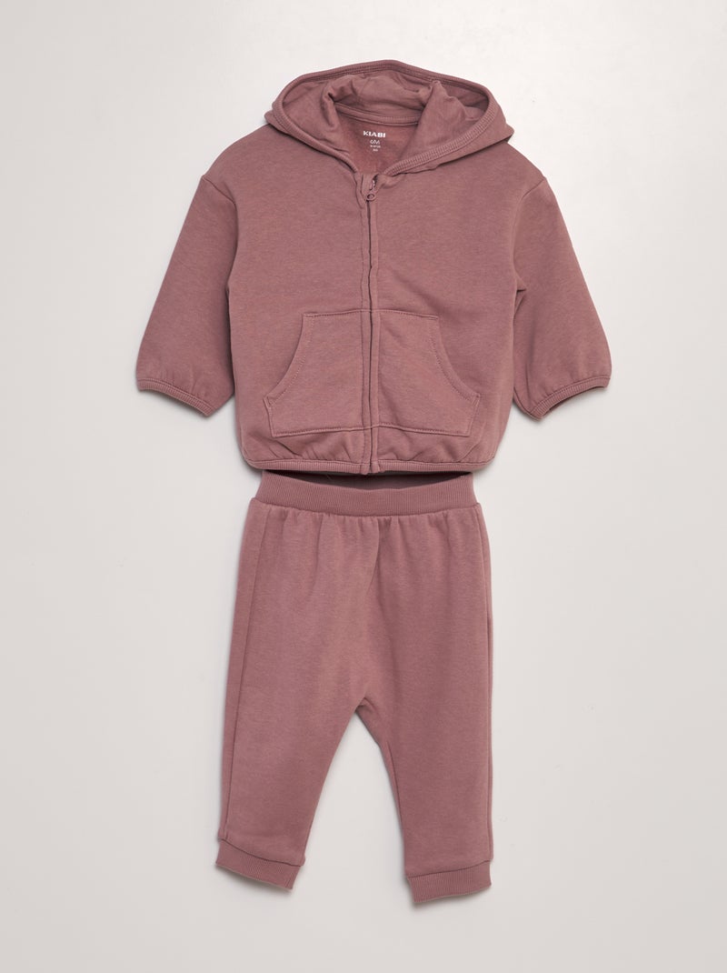 Sweatshirt em moletão cardado (suave e quente) ROSA - Kiabi