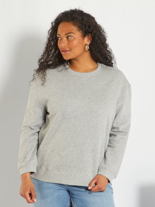 Sweatshirt em moletão - Kiabi