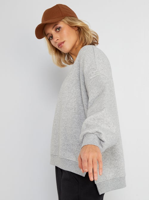 Sweatshirt em moletão - Kiabi