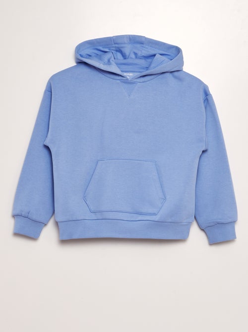 Sweatshirt em moletão com bolso canguru - Kiabi