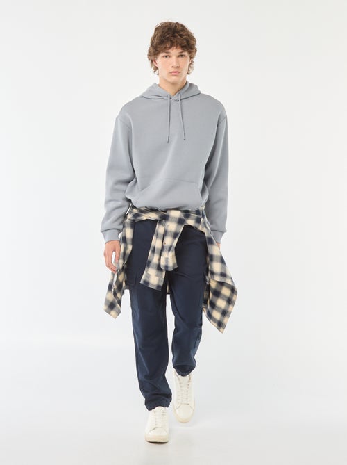 Sweatshirt em moletão com capuz - Kiabi