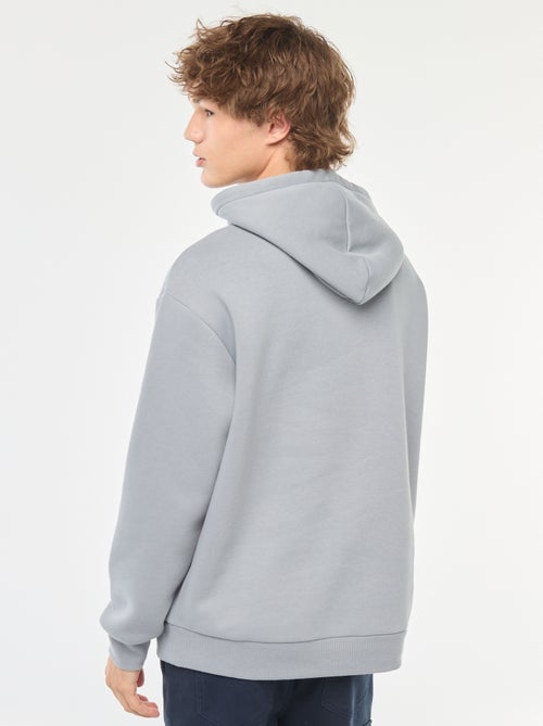 Sweatshirt em moletão com capuz - Kiabi