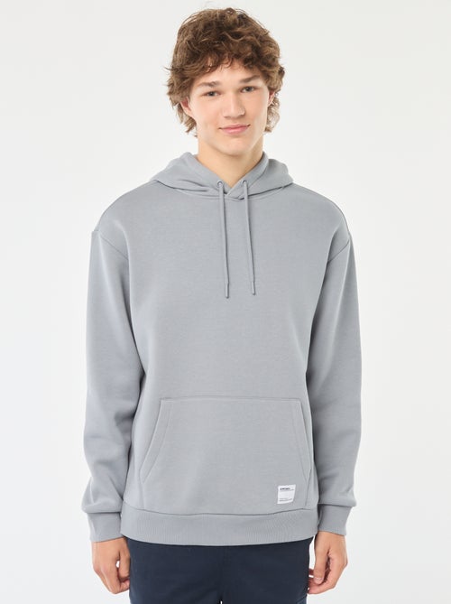 Sweatshirt em moletão com capuz - Kiabi