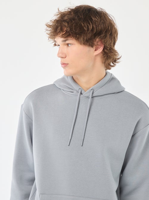 Sweatshirt em moletão com capuz - Kiabi