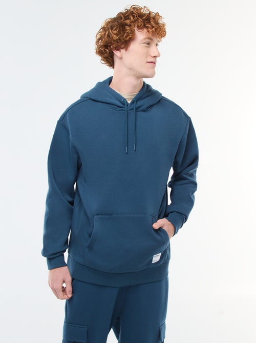 Sweatshirt em moletão com capuz - Kiabi