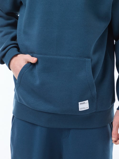 Sweatshirt em moletão com capuz - Kiabi