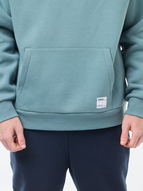 Sweatshirt em moletão com capuz - Kiabi