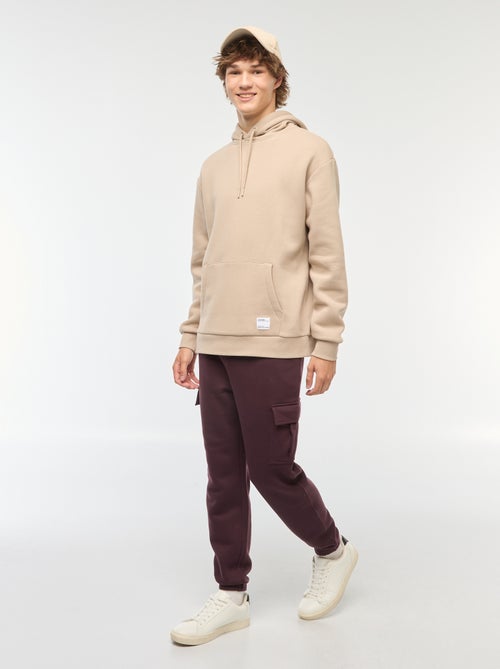 Sweatshirt em moletão com capuz - Kiabi