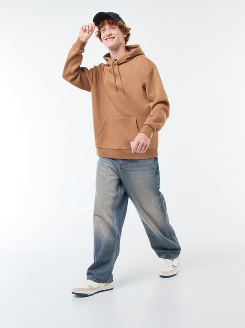 Sweatshirt em moletão com capuz - Kiabi