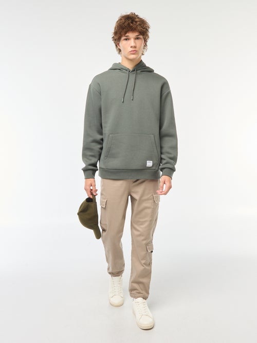 Sweatshirt em moletão com capuz - Kiabi