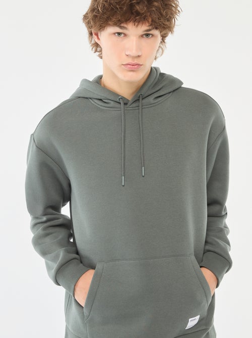 Sweatshirt em moletão com capuz - Kiabi