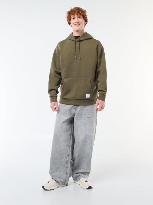 Sweatshirt em moletão com capuz - Kiabi