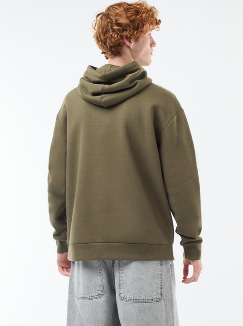 Sweatshirt em moletão com capuz - Kiabi