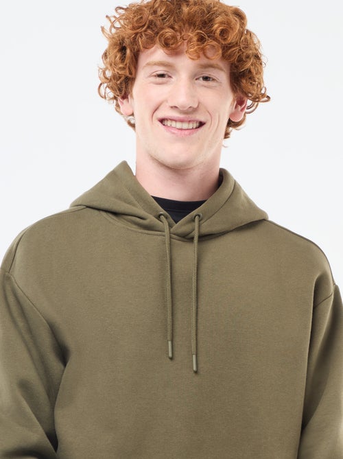 Sweatshirt em moletão com capuz - Kiabi