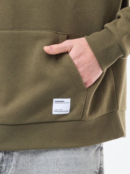 Sweatshirt em moletão com capuz - Kiabi