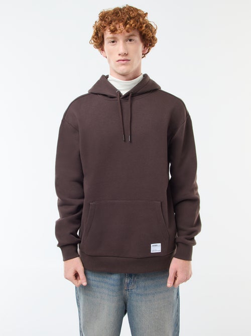 Sweatshirt em moletão com capuz - Kiabi