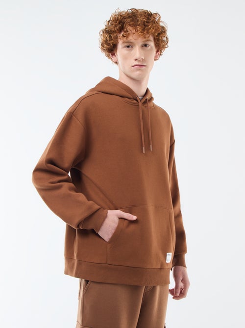 Sweatshirt em moletão com capuz - Kiabi