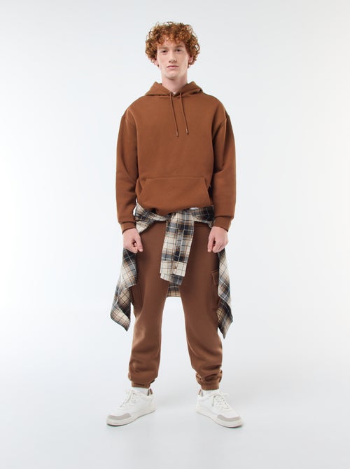 Sweatshirt em moletão com capuz - Kiabi