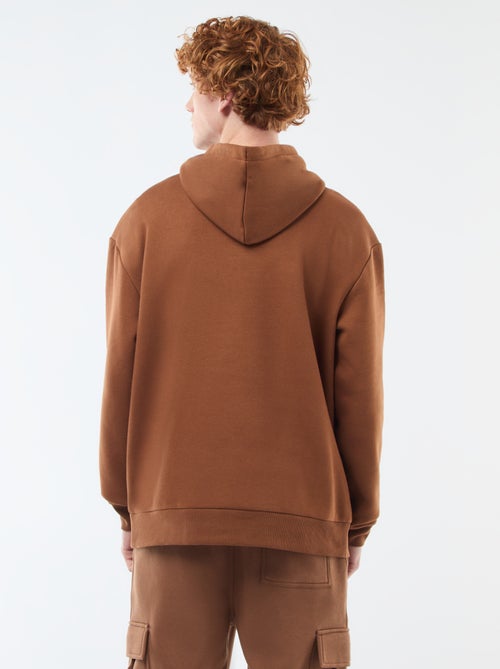 Sweatshirt em moletão com capuz - Kiabi