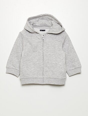 Sweatshirt em moletão com capuz