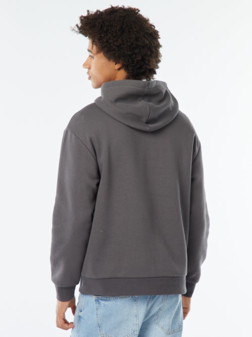 Sweatshirt em moletão com capuz - Kiabi