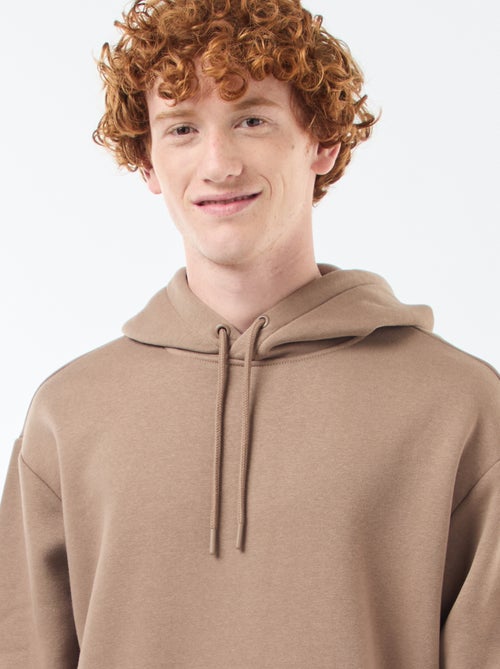 Sweatshirt em moletão com capuz - Kiabi