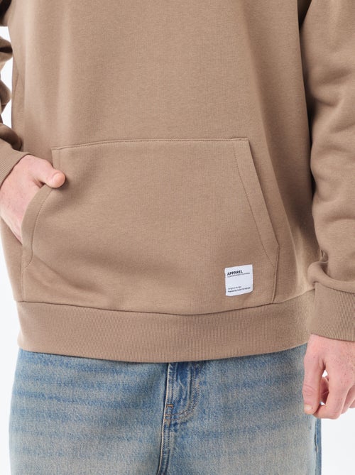 Sweatshirt em moletão com capuz - Kiabi
