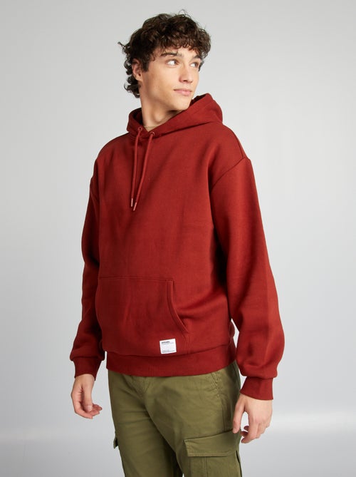 Sweatshirt em moletão com capuz - Kiabi