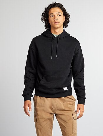 Sweatshirt em moletão com capuz