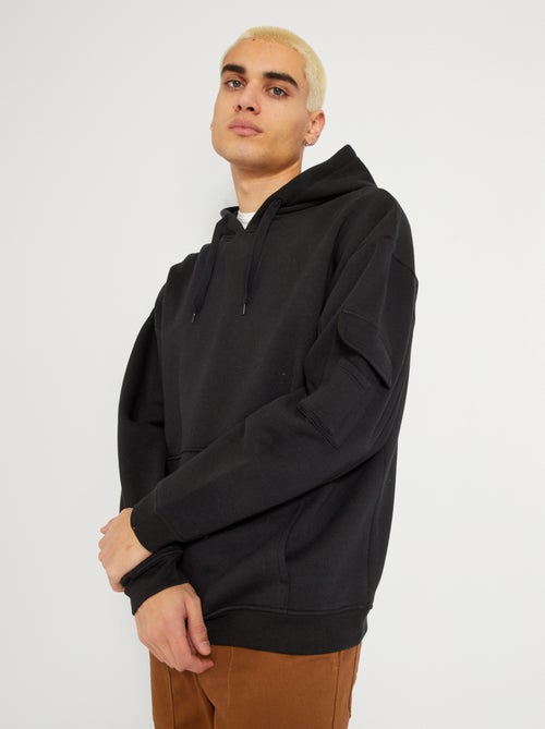 Sweatshirt em moletão com capuz - Kiabi