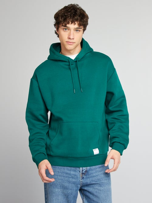 Sweatshirt em moletão com capuz - Kiabi