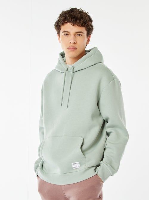 Sweatshirt em moletão com capuz - Kiabi