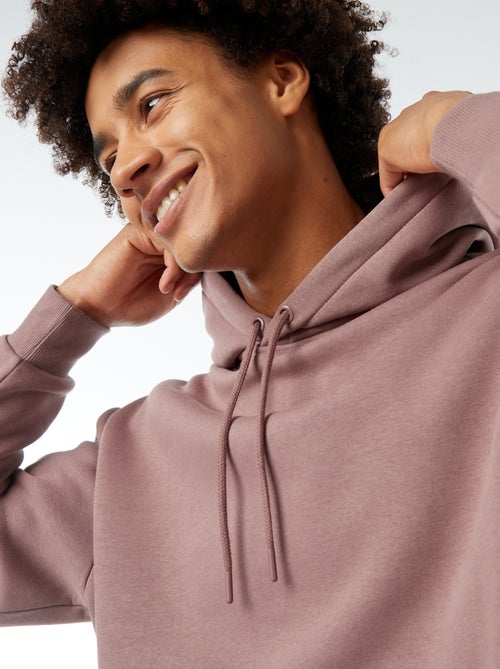 Sweatshirt em moletão com capuz - Kiabi