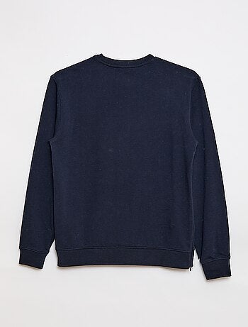 Sweatshirt de moletão com estampado - coleção fácil de vestir