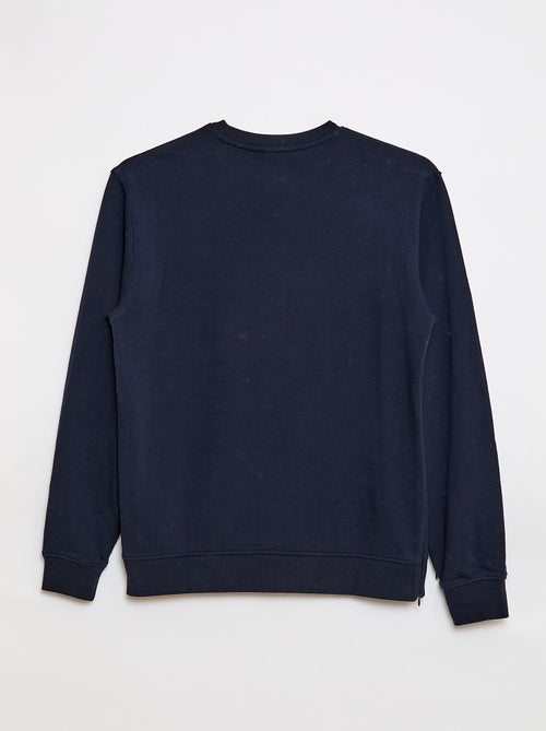 Sweatshirt em moletão com estampado - Fácil de Vestir - Kiabi