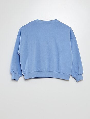 Sweatshirt em moletão com estampado - Grafik Edition