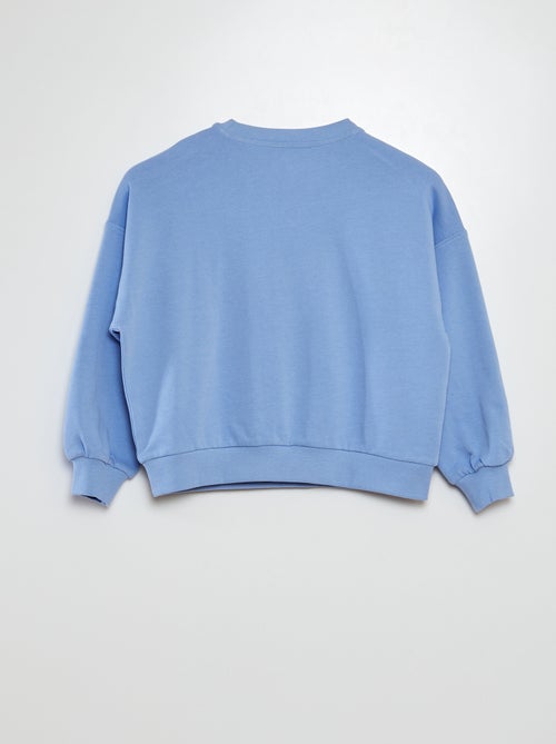 Sweatshirt em moletão com estampado - Grafik Edition - Kiabi