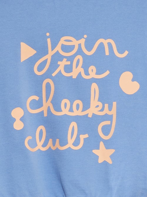 Sweatshirt em moletão com estampado - Grafik Edition - Kiabi