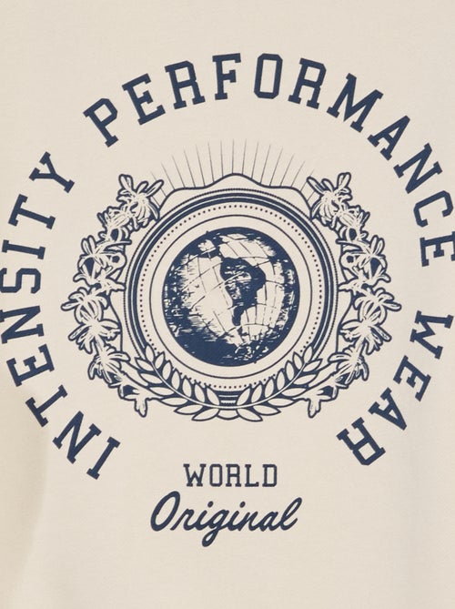 Sweatshirt em moletão com estampado - So Easy - Kiabi