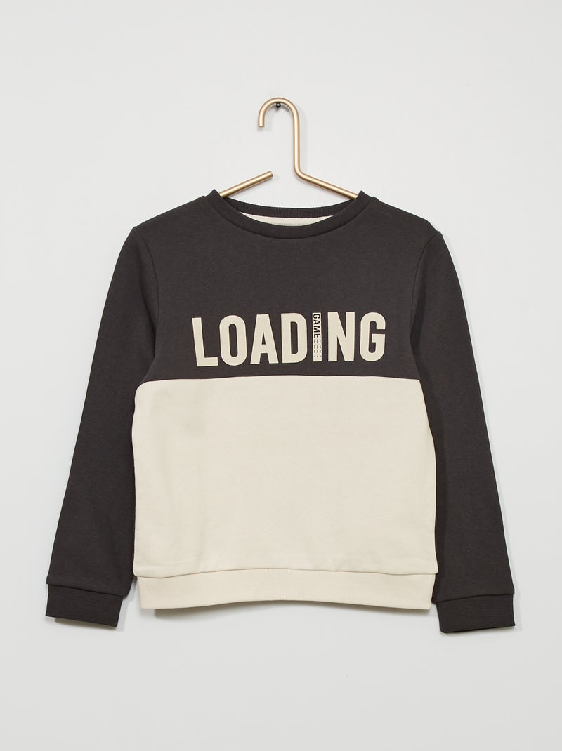 Sweatshirt em moletão com estampado camelo - Kiabi